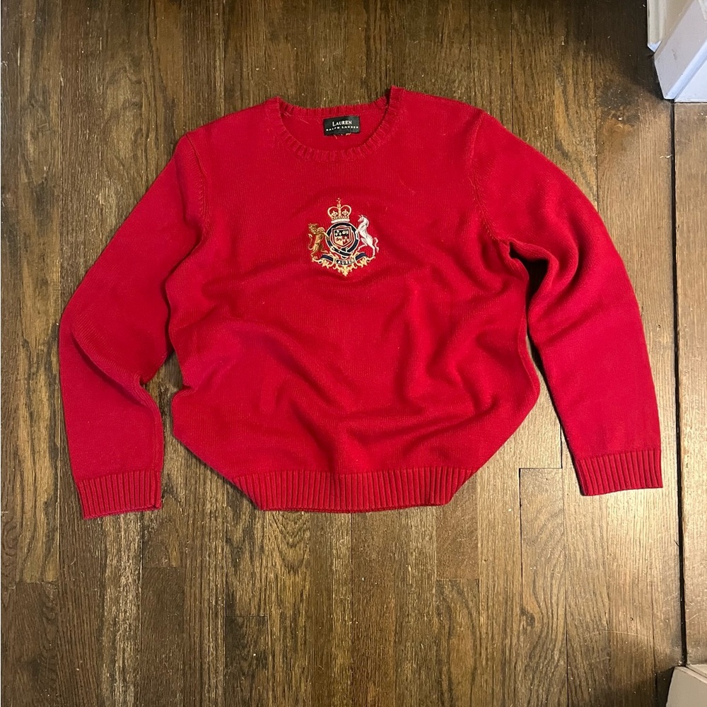 Lauren Ralph Lauren Red Sweater